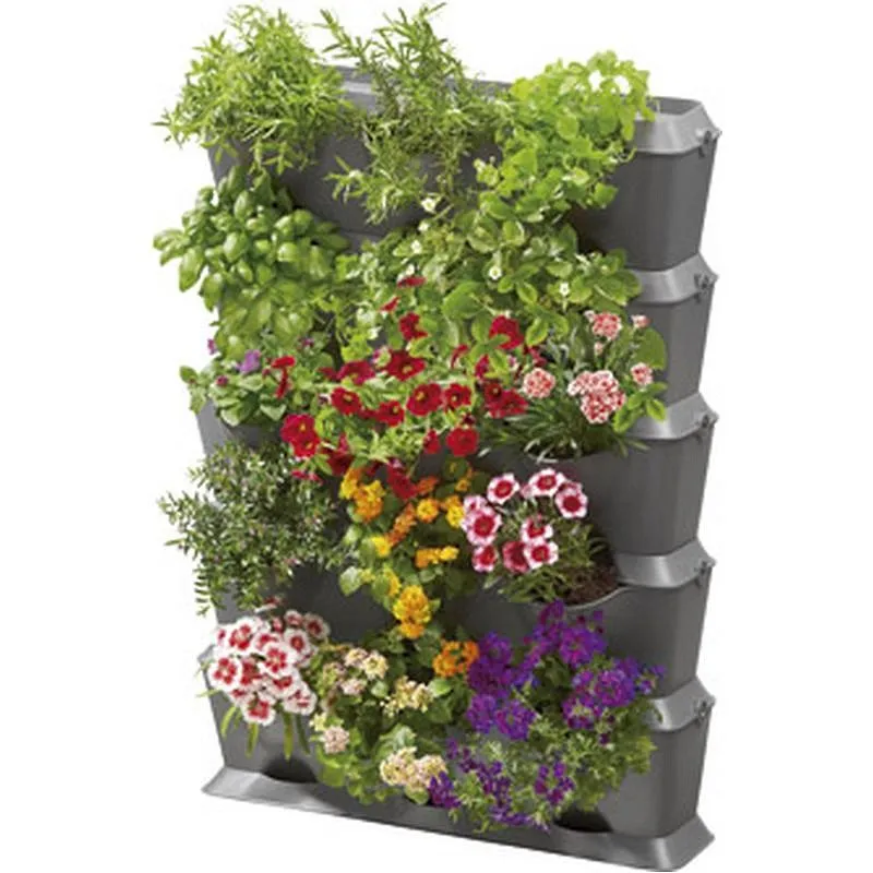 Compra KIT MACETAS JARDIN VERTICAL NATURE UP 15 MODULOS GARDENA 1315120 al mejor precio