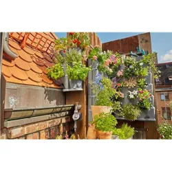 Compra KIT MACETAS JARDIN VERTICAL NATURE UP 15 MODULOS GARDENA 1315120 al mejor precio