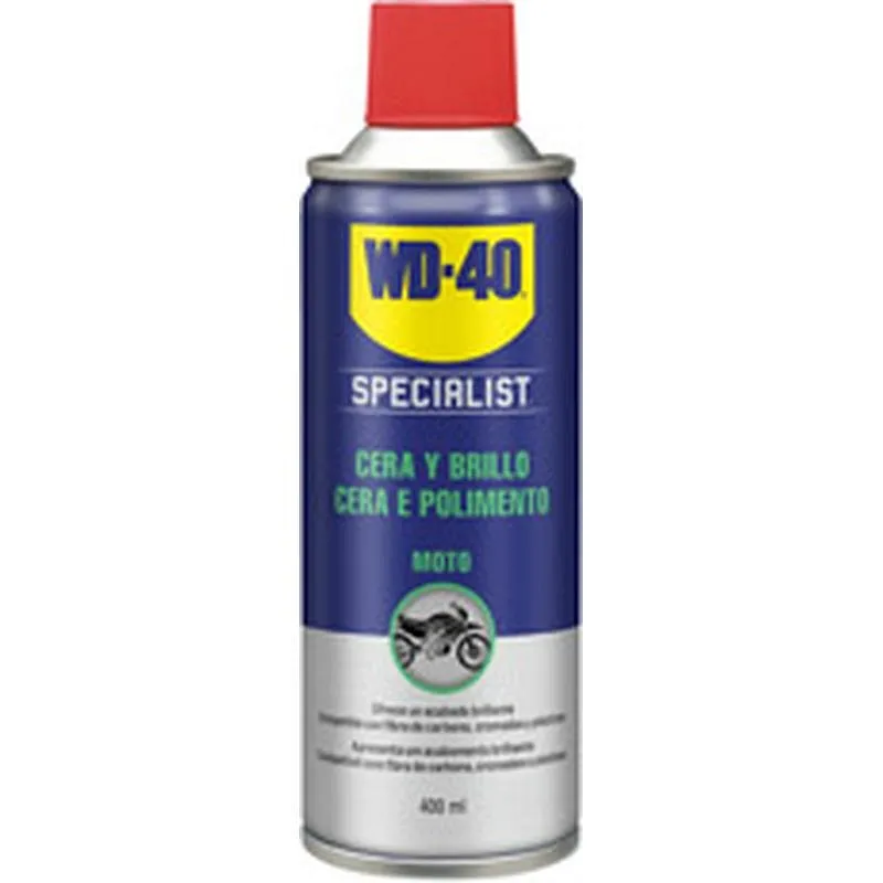 Compra CERA Y BRILLO SPRAY DOBLE ACCION 400 ML SPECIALIST MOTO WD-40 34133/NBA al mejor precio
