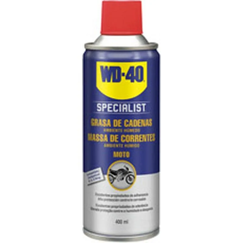 Compra GRASA CADENAS SPRAY 400 ML SPECIALIST MOTO WD-40 34143/NBA al mejor precio