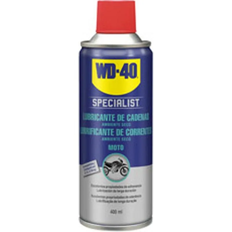 Compra LUBRICANTE CADENAS SPRAY 400 ML SPECIALIST MOTO WD-40 34074/NBA al mejor precio