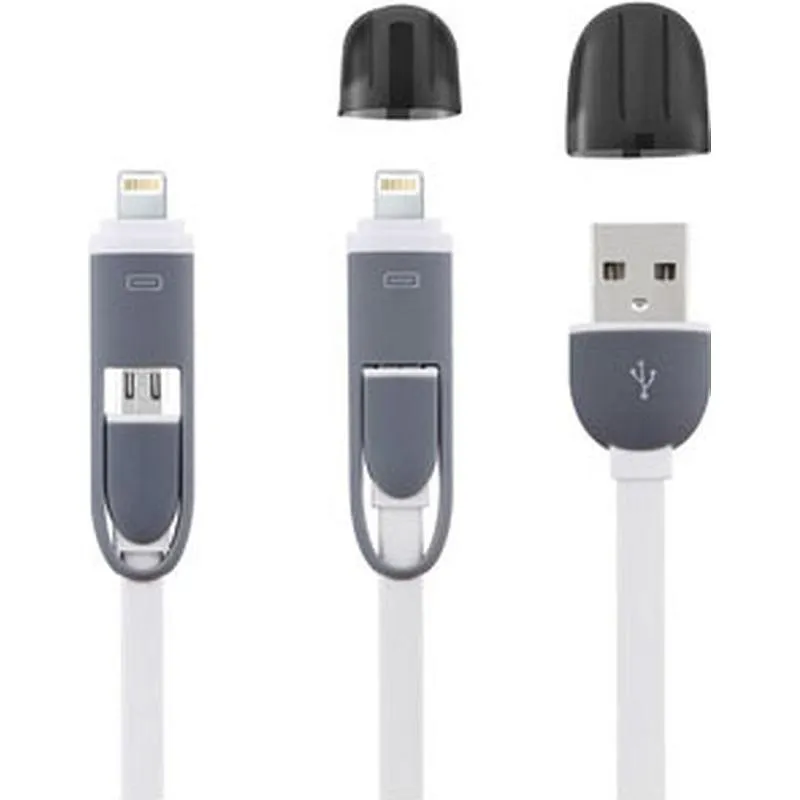 Compra CONEXION USB MICRO USB IPHONE 2 METROS 500335 al mejor precio