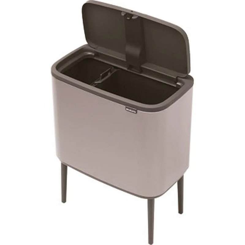 Compra CUBO BO TOUCH BIN PLATINUM 11+23 L BRABANTIA 31 61 42 al mejor precio