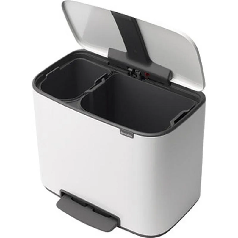Compra CUBO BO PEDAL BIN BLANCO 11+23 L BRABANTIA 12 11 42 al mejor precio