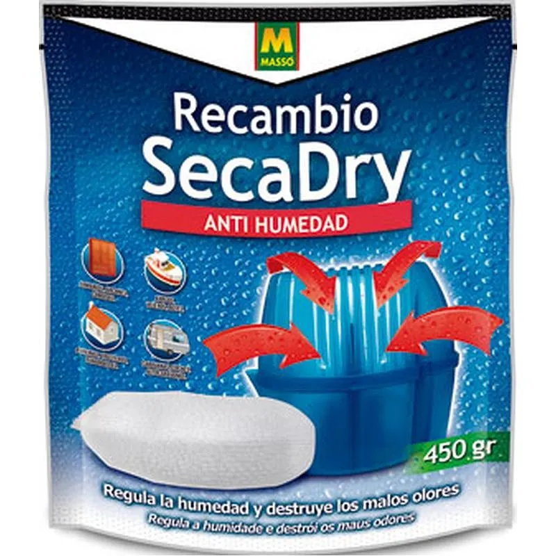 Compra ANTIHUMEDAD RECARGA 450 GR SECADRY NEUTRO MASSÓ 230010 al mejor precio