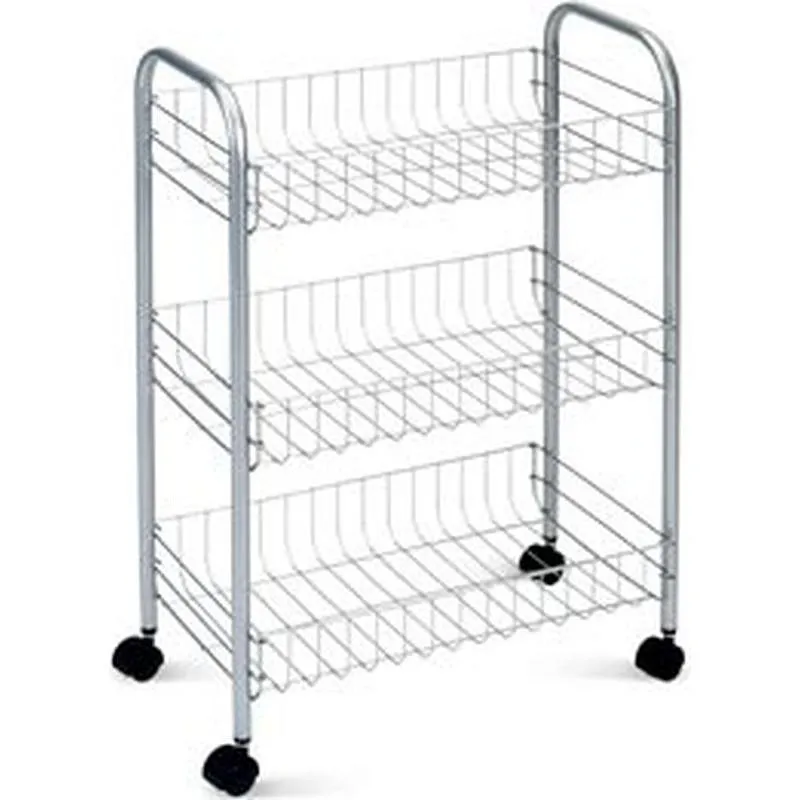 Compra CARRO MULTIUSO 3 CESTOS LUGANO PLATA METALTEX 34010339 al mejor precio
