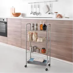 Compra CARRO MULTIUSO 4 CESTOS ASCONA PLATA METALTEX 34010439 al mejor precio