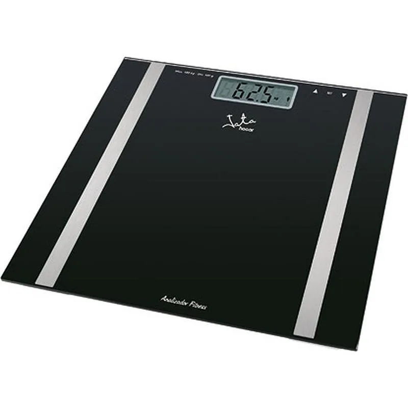 Compra BASCULA BAÑO DIGITAL DIAGNOSTICA 180KG CRISTAL NEGRO JATA 531 al mejor precio
