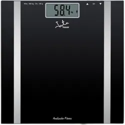 Compra BASCULA BAÑO DIGITAL DIAGNOSTICA 180KG CRISTAL NEGRO JATA 531 al mejor precio