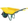 Compra CARRETILLA METALICA AMARILLA LIGERA * C1/550-90 L RUEDA NEUMATICA THECA 1500307 al mejor precio