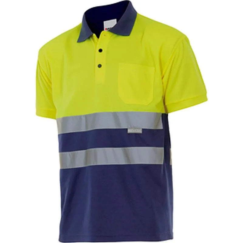 Compra POLO ALTA VISIBILIDAD MARINO / AMARILLO FLUOR TALLA XXL VELILLA 173_01/20_2XL al mejor precio