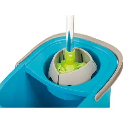 Compra CUBO CON ESCURRIDOR 16 L RUEDAS AUTOMATICO GRIS VIGAR 1088 al mejor precio