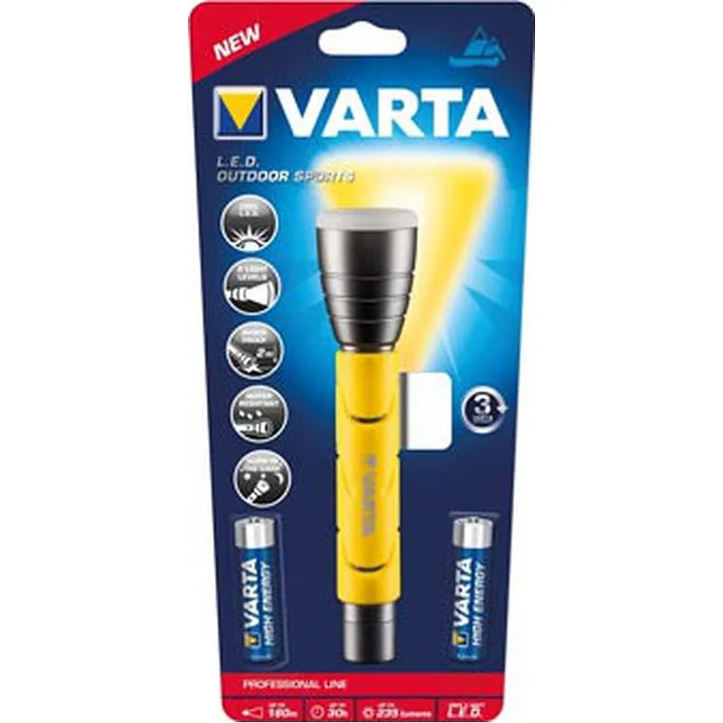 Compra LINTERNA PROF LINE LED 5W OUTDOOR SPORTS VARTA 18628101421 al mejor precio