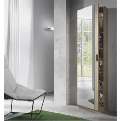 Compra ZAPATERO CON ESPEJO 180 X 50 X 20 CM ROBLE CANADIAN FOREX 007866F al mejor precio