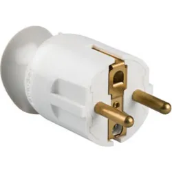 Compra CLAVIJA 10/16A SALIDA LATERAL ROTATIVA BLANCA LEGRAND 050172 al mejor precio