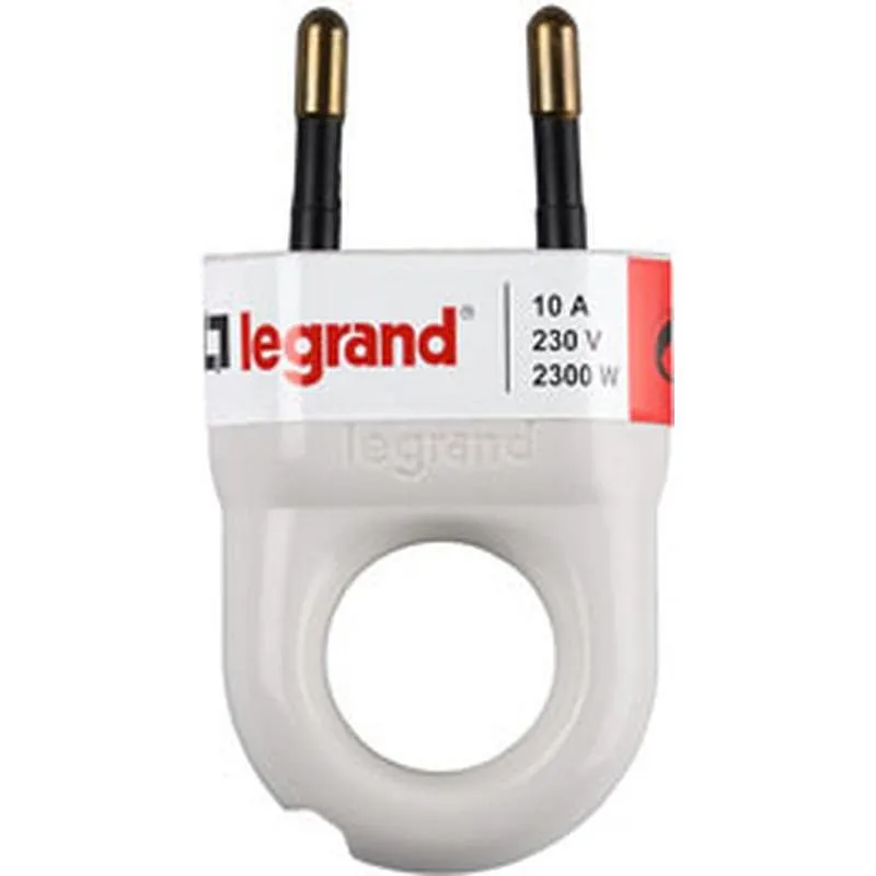 Compra CLAVIJA 10A CON ANILLA BLANCO LEGRAND 050312 al mejor precio