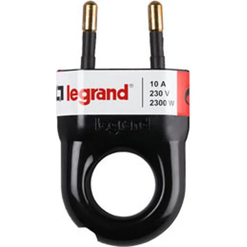 Compra CLAVIJA 10A CON ANILLA NEGRA LEGRAND 050314 al mejor precio
