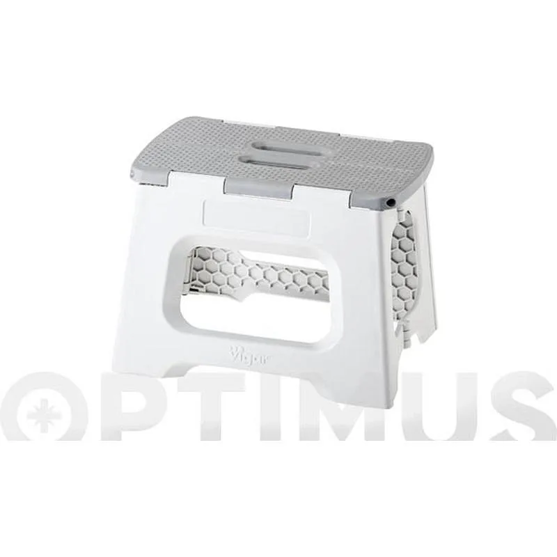 Compra TABURETE PLEGABLE 23 CM GRIS VIGAR 8921 al mejor precio