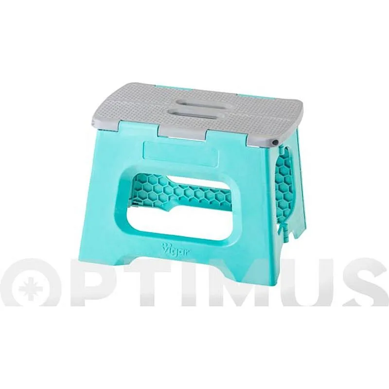 Compra TABURETE PLEGABLE 23 CM TURQUESA VIGAR 8918 al mejor precio