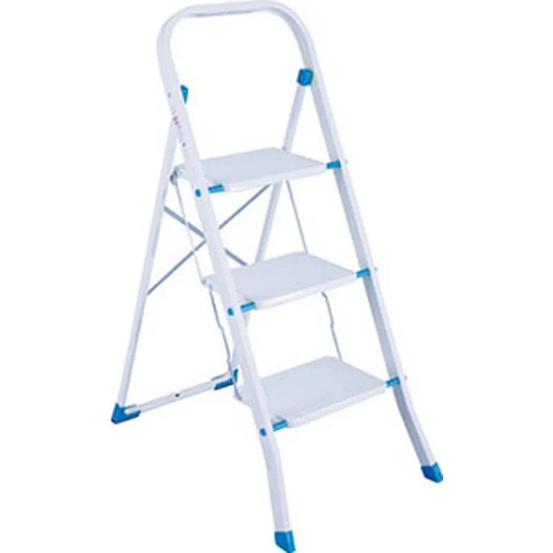 Compra TABURETE ESCALERA PRAKTICO 3 PELDAÑOS BLANCO AMBIT 2103R al mejor precio