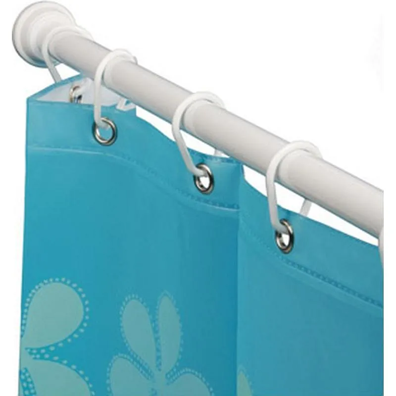 Compra BARRA DUCHA CORTINA RECTA BLANCA 75 A 115 CM TATAY 55802.01 al mejor precio