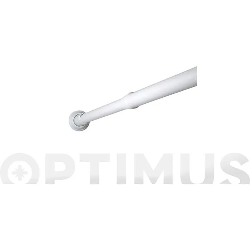 Compra BARRA DUCHA CORTINA RECTA BLANCO 140 A 250 CM TATAY 5580401 al mejor precio