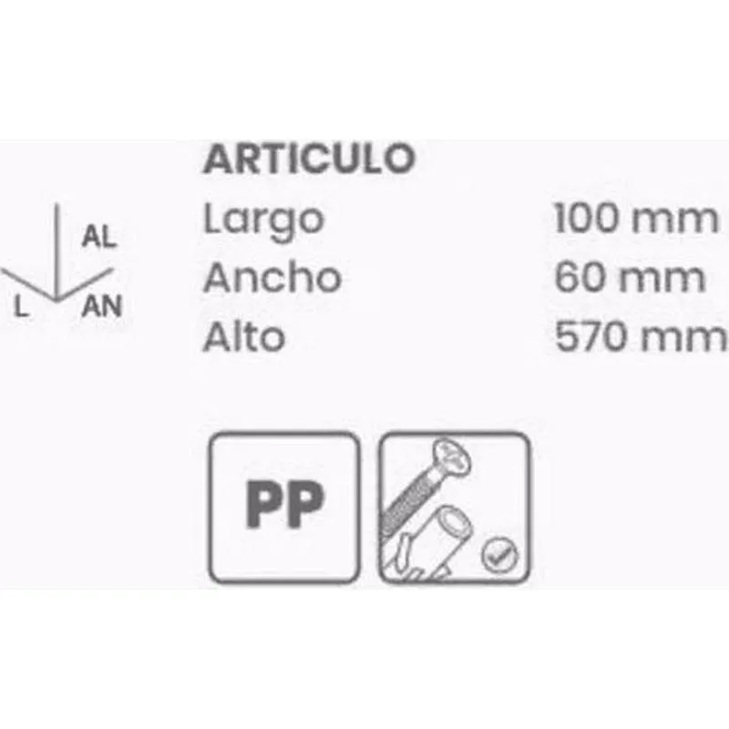Compra TOALLERO BARRA 58 CM BLANCO OLYMPIA TATAY 6630401 al mejor precio