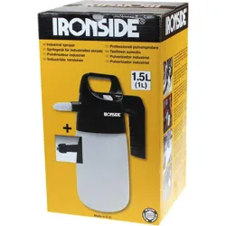 Compra PULVERIZADOR INDUSTRIAL DE PRESION PREVIA DE 1,5 L IRONSIDE 167000 / 81772 al mejor precio