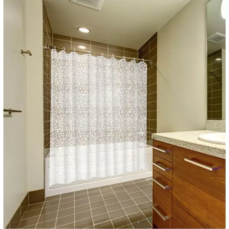 Compra CORTINA BAÑO CALDEA TRANSPARENTE PVC 180 X 200 CM DINTEX 02329 al mejor precio