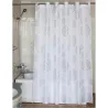 Compra CORTINA BAÑO POLIESTER ESPIRAL PLATA 180 X 200 CM DINTEX 02959 al mejor precio