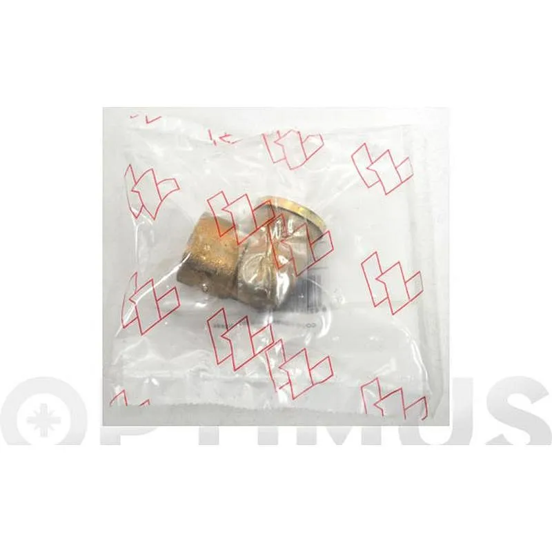 Compra CODO MIXTO ROSCA HEMBRA LATON/COBRE 90 GR 15 MM X 1/2" METALGRUP 201225U al mejor precio