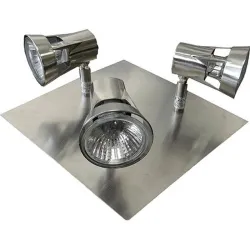 PLAFON CUADRADO FOCO 3...