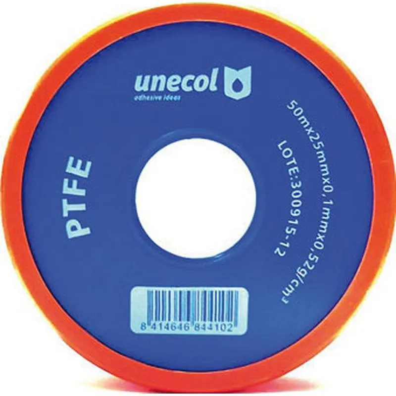 Compra CINTA TEFLON 50 M X 25 MM X 0,1 MM UNECOL 8441 al mejor precio