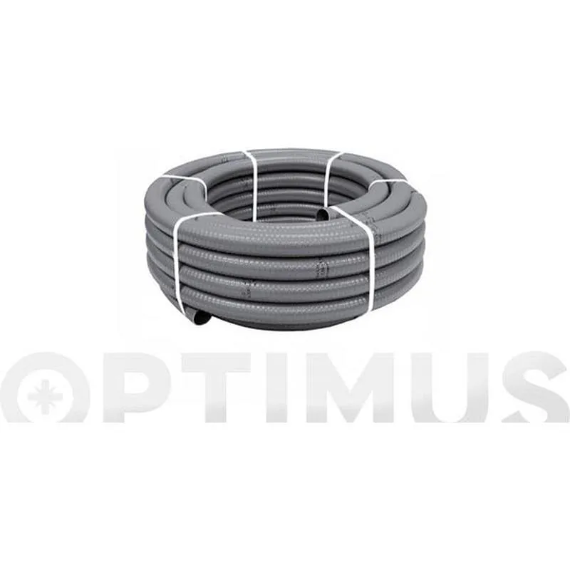 Compra TUBO FLEXIBLE EVACUACION PVC GRIS diametro 32 MM 25 MT 3339 al mejor precio