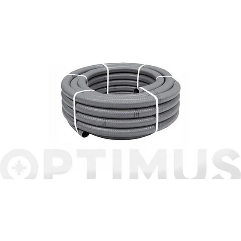 Compra TUBO FLEXIBLE EVACUACION PVC GRIS diametro 40 MM 25 MT 3261 al mejor precio