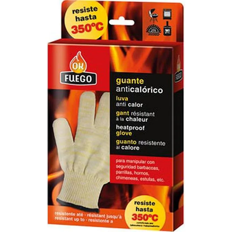 Compra GUANTE ANTICALORICO 350º TALLA UNICA OKFUEGO 50244 al mejor precio