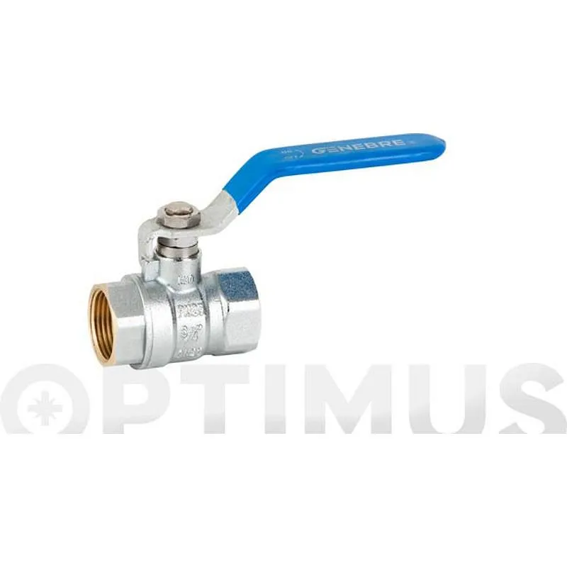 Compra VALVULA ESFERA ROSCA GAS PASO TOTAL H-H 3/8" GENEBRE 3029 03 al mejor precio