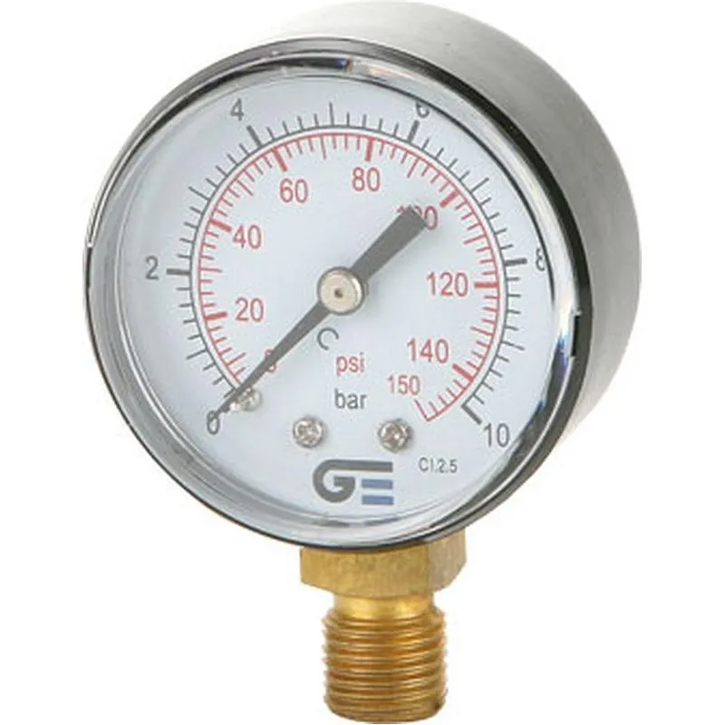 Compra MANOMETRO diametro 53 SALIDA INFERIOR 1/4" GENEBRE 3820 010 al mejor precio