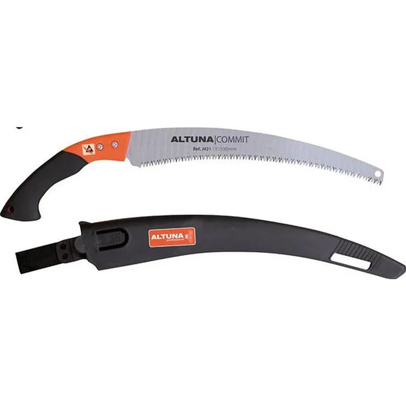 Compra SERRUCHO DE PODA CURVO DENTADO JAPONES 330 MM + FUNDA ALTUNA J422 al mejor precio