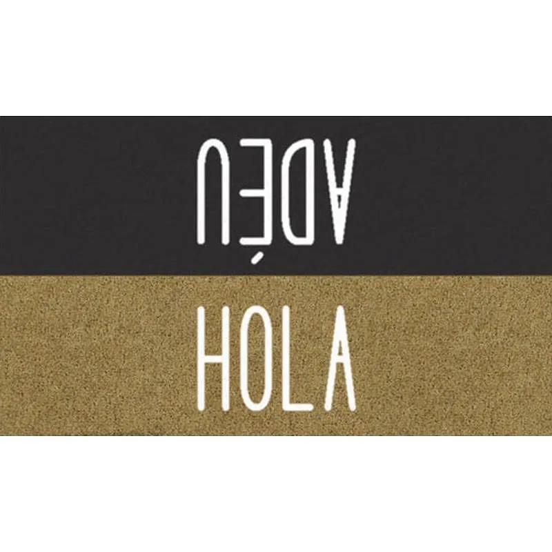 Compra FELPUDO COCO ESTAMPADO 70 X 40CM HOLA/ADEU DUETT 422 al mejor precio