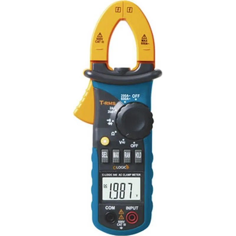 Compra PINZA AMPERIMETRICA DIGITAL AVANZADA TRMS C-LOGIC 50022 al mejor precio