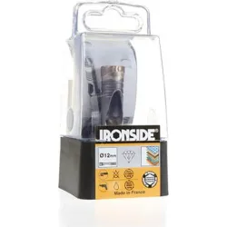 Compra BROCA CORONA DIAMANTE PORCELANICO diametro 12 MM MANGO HEXAGONAL. GARGANTA DE EXTRACCIÓN IRONSIDE 231616 al mejor precio