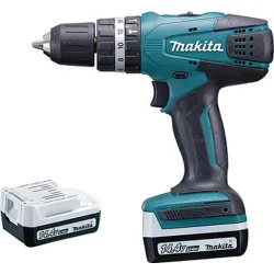 Compra TALADRO PERCUTOR BATERIA 14,4 V 2 BATERIAS 1.3 AH + ACCESORIOS MAKITA HP347DWEX1 al mejor precio