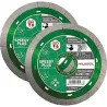 Compra DISCO DIAMANTE STANDARD CONTINUO PORCELANICO 2 UDS 115 MM SPEEDY PLUS+BALON MUSSOL LOTEWPM10 al mejor precio