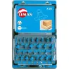 Compra FRESA JUEGO 30 PIEZAS MANGO 8 MM LEMAN 428.700.30 al mejor precio