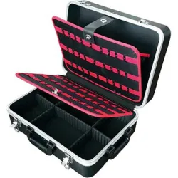 Compra MALETA HERRAMIENTAS ABS NEGRA CON TROLLEY 460 X 355 X 190 MM 340112 al mejor precio