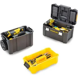 Compra TALLER MOVIL PLASTICO ESSENTIAL 3 EN 1 623 X 475 X 285 MM STANLEY STST1-80151 al mejor precio