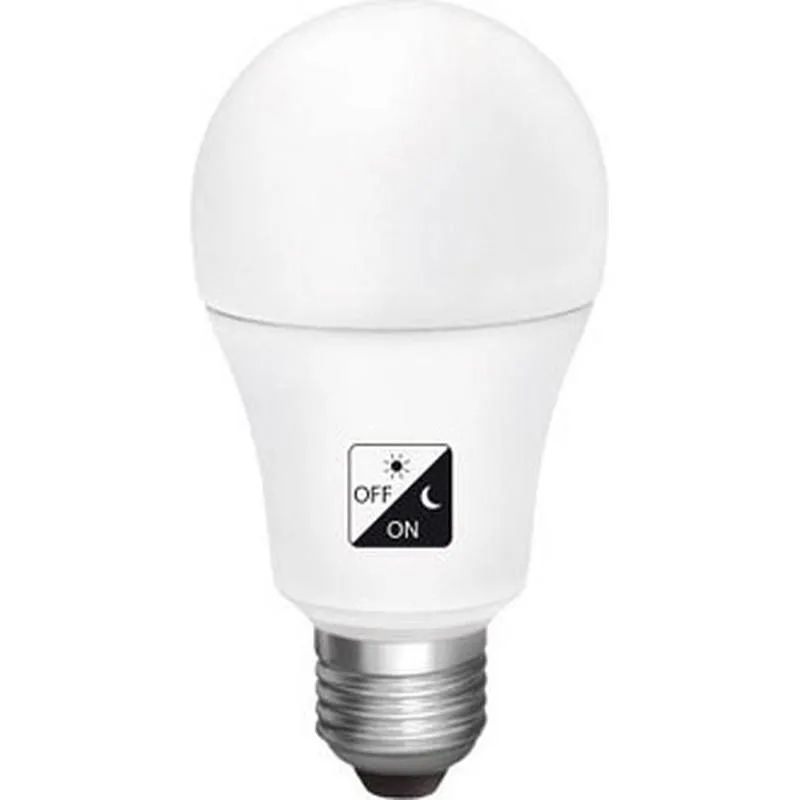 Compra BOMBILLA LED CON SENSOR CREPUSCULAR E27 LUZ FRIA 1000LM 10W MATEL 23228 al mejor precio