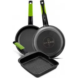 Compra GRILL ASADOR ALUMINIO FUNDIDO PRIOR 22 CM INDUCCION BRA A121456 al mejor precio