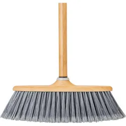 Compra ESCOBA CON PALO 130 CM CANOA BASIC BAMBOO PRINT GREY VIGAR 9235 al mejor precio